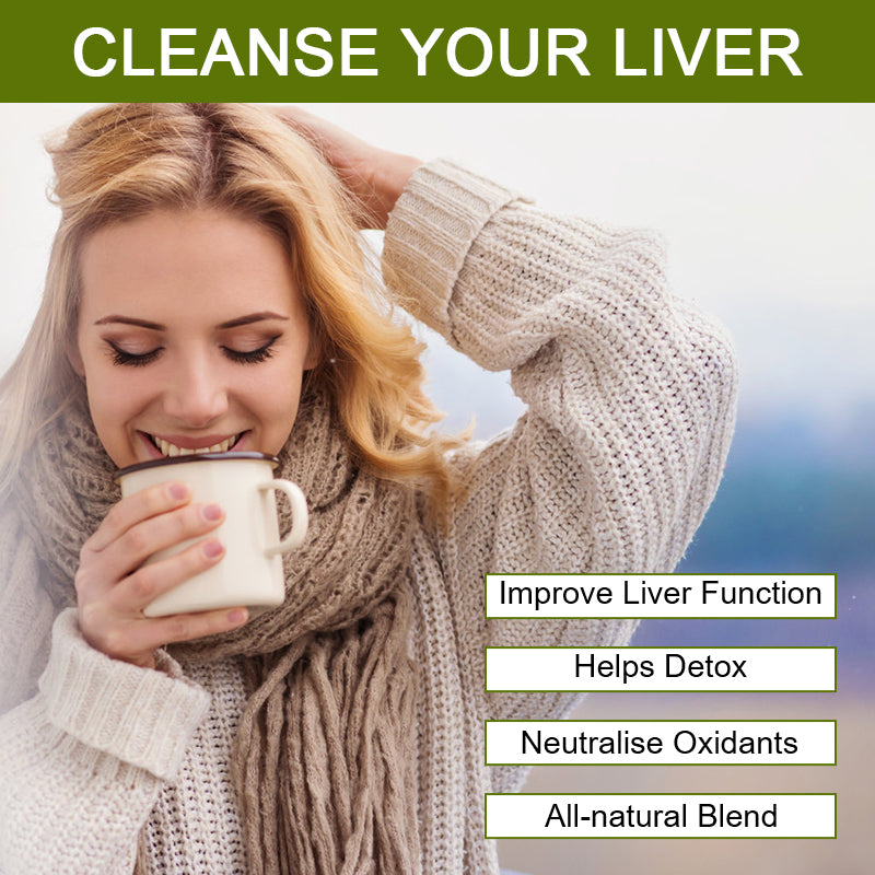 Natural Liver Detox - Caffeine-Free Milk Thistle Detox
