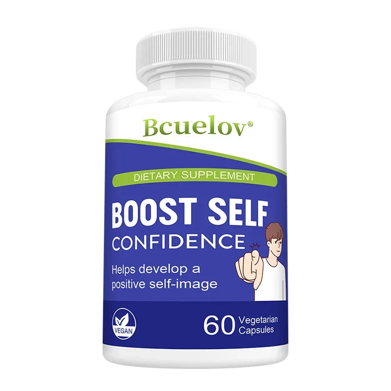 Brain Supplement: Self-Confidence Capsules - Boost Brain & Focus, Non-GMO
