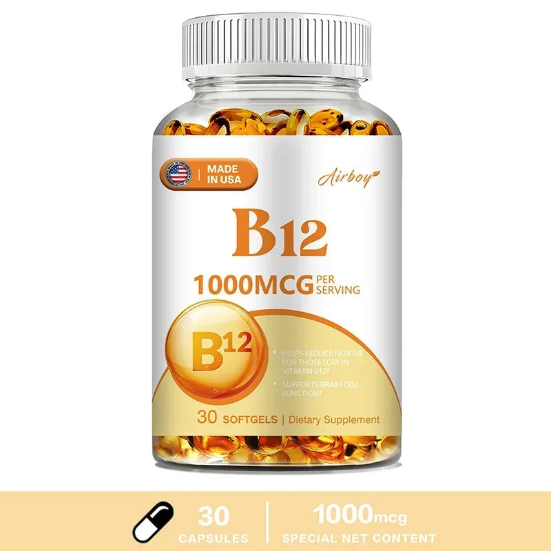 Vitamin B12 Boost: Mood, Energy & Heart Health