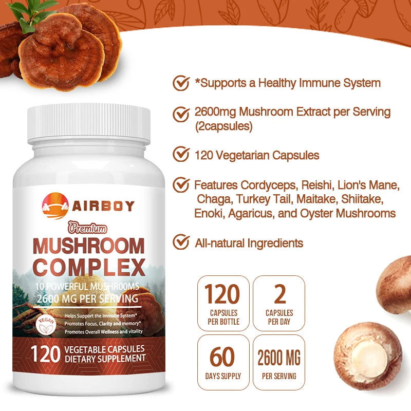 Nootropic Supplement: Reishi Mushroom for Memory & Focus