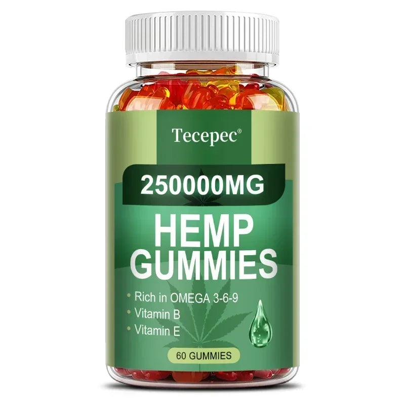 Brain Supplement: Omega 3-6-9 Gummies + DHA & Vitamin C - Brain & Heart Boost