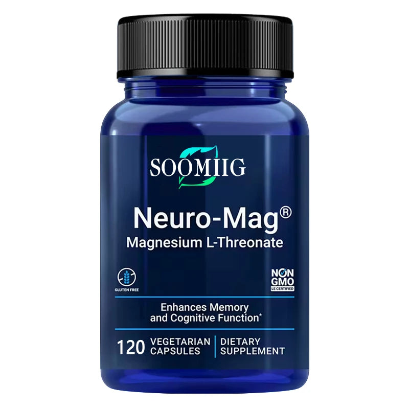 Magnesium L-Threonate - Boost Memory & Focus, Veg Capsules