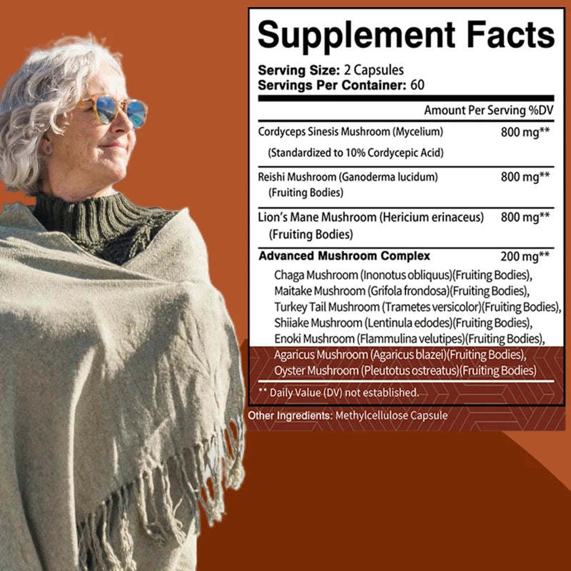 Nootropic Supplement: Reishi Mushroom for Memory & Focus