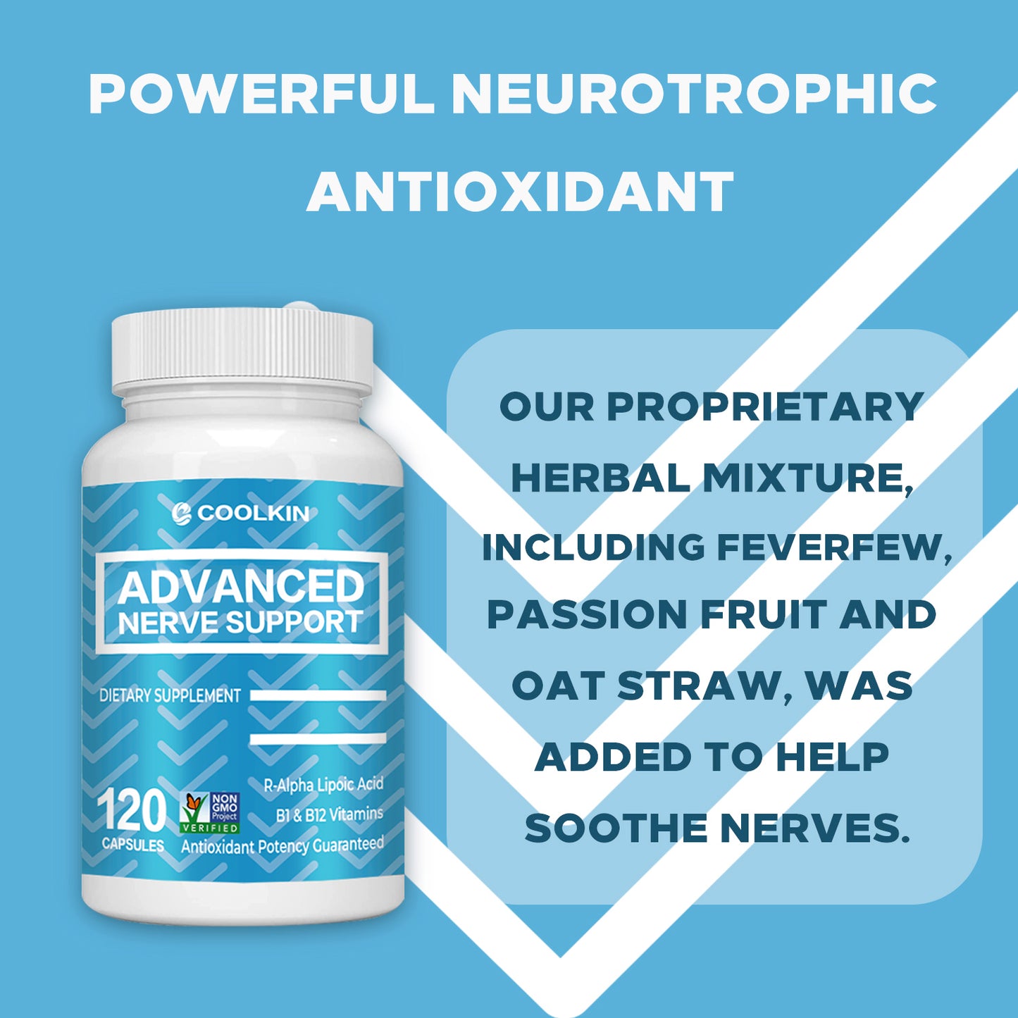 R-Alpha Lipoic Acid Nerve Support - Antioxidant, Soothing Relief
