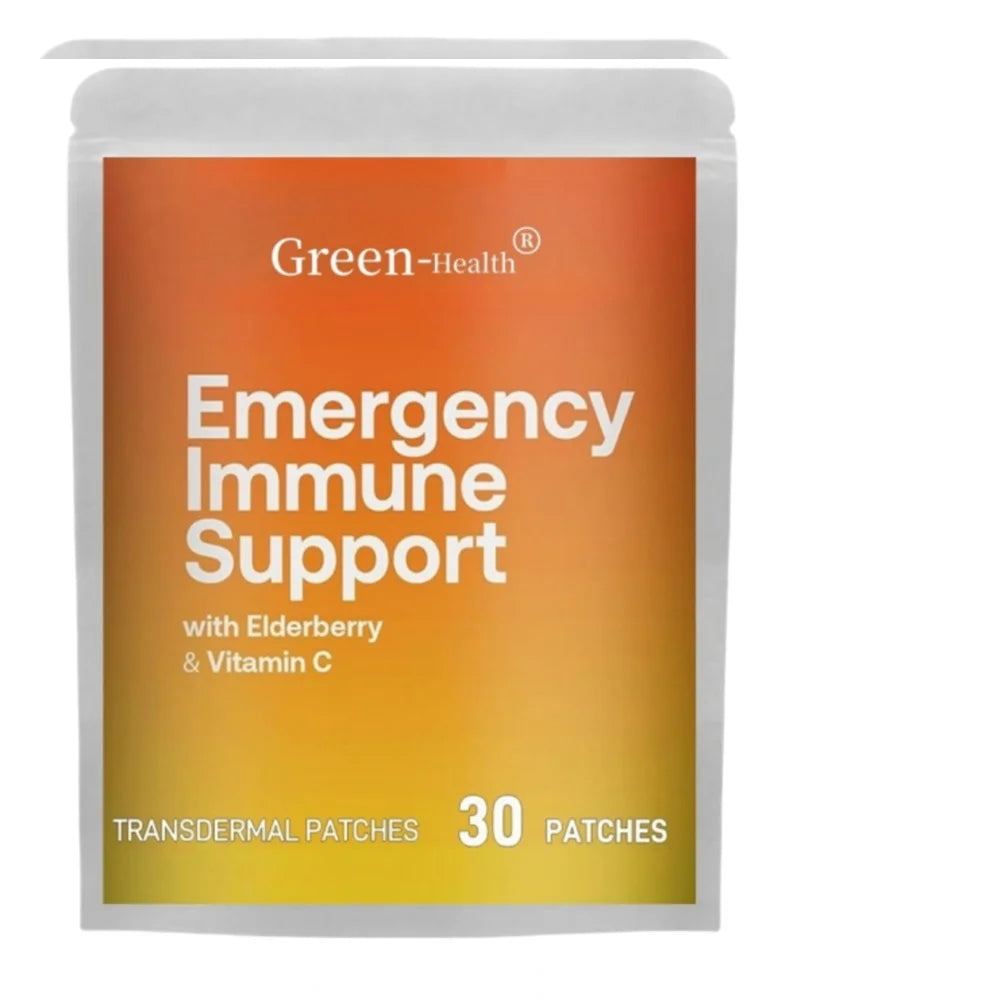 Transdermal Patches: Elderberry Immune Patches with Zinc & Vitamins - 30 Pack
