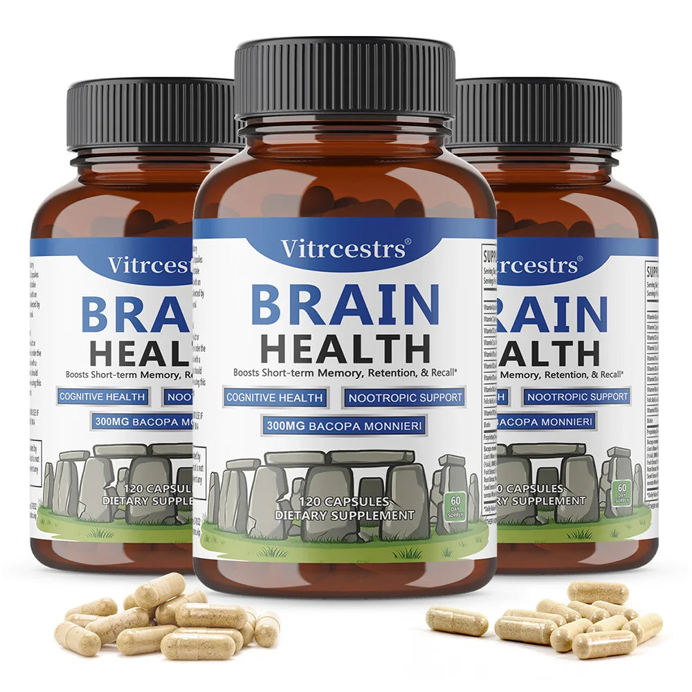 Brain Booster Nootropic Supplement, Enhance Focus, Memory & Concentration, Improve Cognitive Performance, Thinking Skills