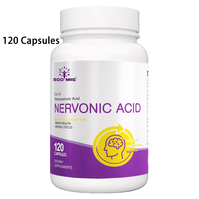 Brain Supplement: Nervonic Acid Brain Supplement - Boost Focus & Mental Clarity
