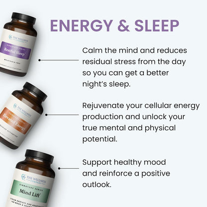 Mind Lift - Mood Boost, Mental Focus, Cognitive Defense - Lithium, GABA, DHA L-Phenylalanine | 120ct (2 Month Supply)