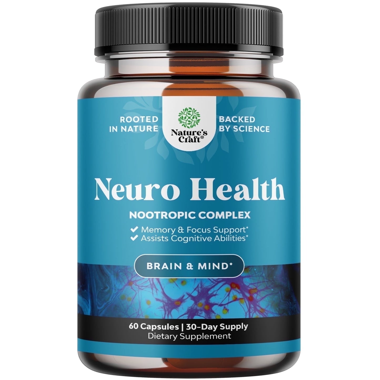 Nootropics Supplement: Multivitamin Boost Memory & Focus