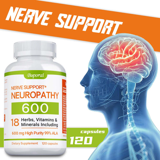 Neuropathy Supplement 600mg - Boost Nerve Health & Energy