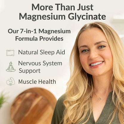 Magnesium Supplements Complex 7-in-1: Calm & Sleep Support