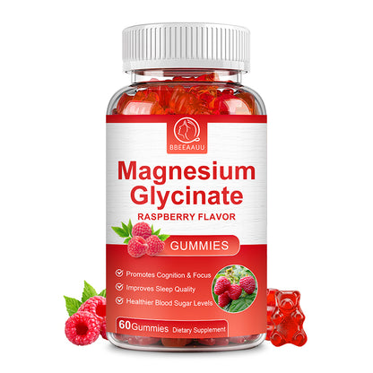 Magnesium Glycinate Gummies 500MG - Sleep & Immunity Boost