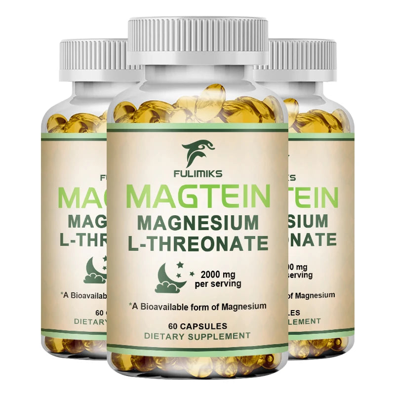 Magtein Magnesium L-Threonate Supplement, Clinically Studied to Boost Brain Magnesium, Improve Memory, Focus & Restful Sleep