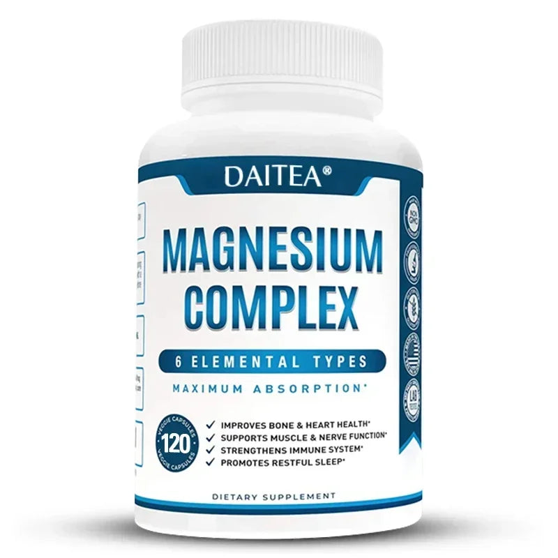 Magnesium Supplements - Muscle & Nerve Support, High Absorption