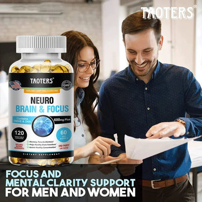 Nootropic Brain Booster Supplement: Memory, Focus & Clarity Capsules