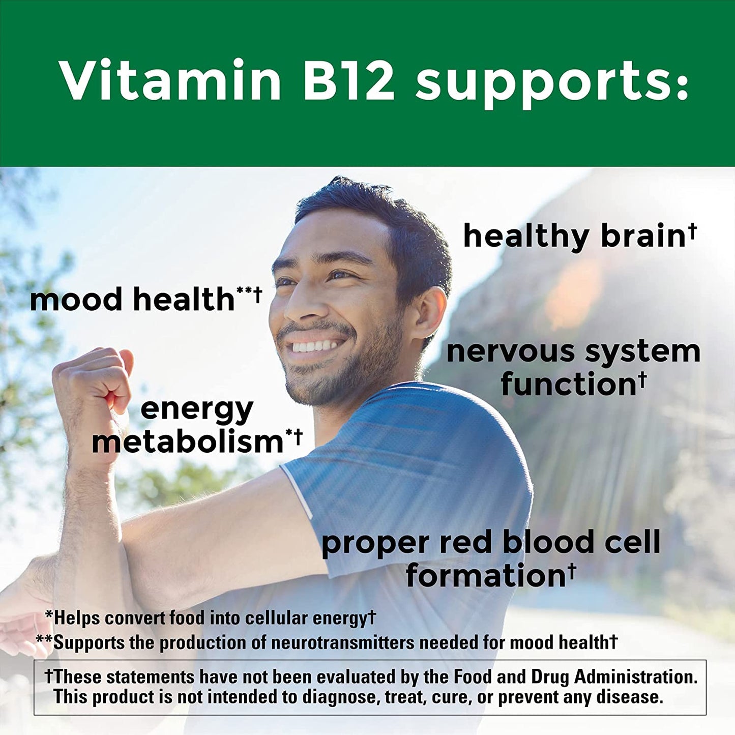 Vitamin B12 Boost: Energy, Mood & Brain Support