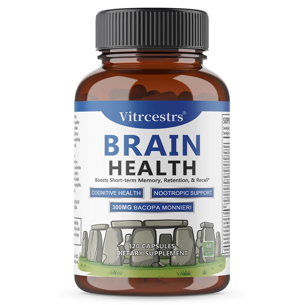 Brain Booster Nootropic Supplement, Enhance Focus, Memory & Concentration, Improve Cognitive Performance, Thinking Skills