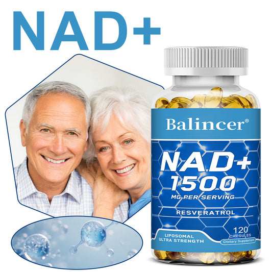 NAD+ Resveratrol Supplement for Cell Regeneration & Energy, 120 Caps
