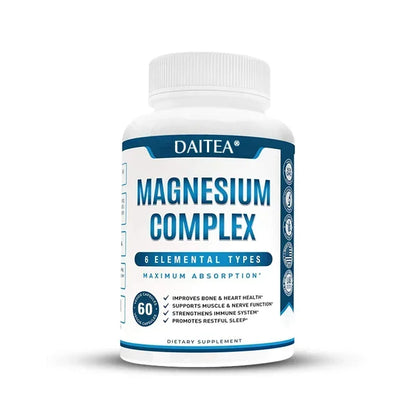 Magnesium Supplements - Muscle & Nerve Support, High Absorption