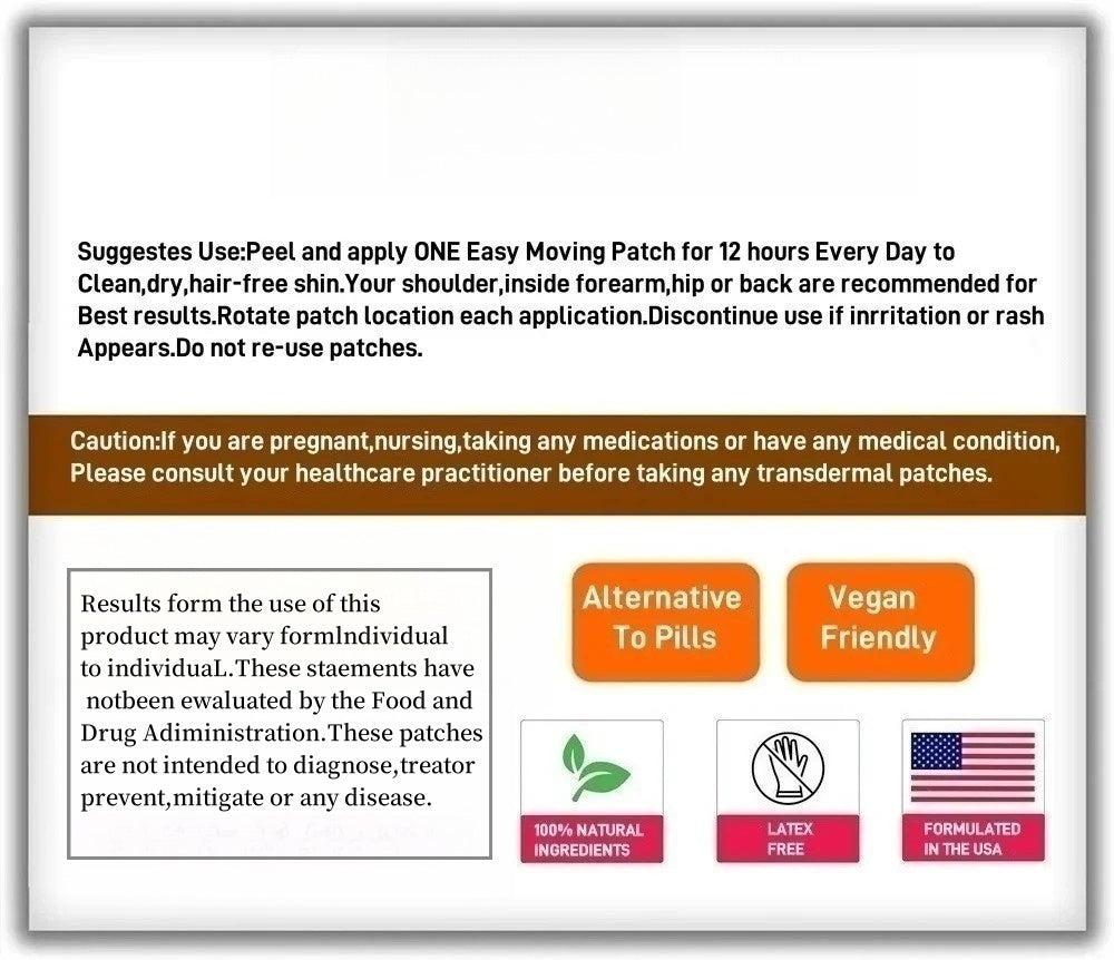 Focus Nootropic Brain Patches - Boost Memory & Concentration