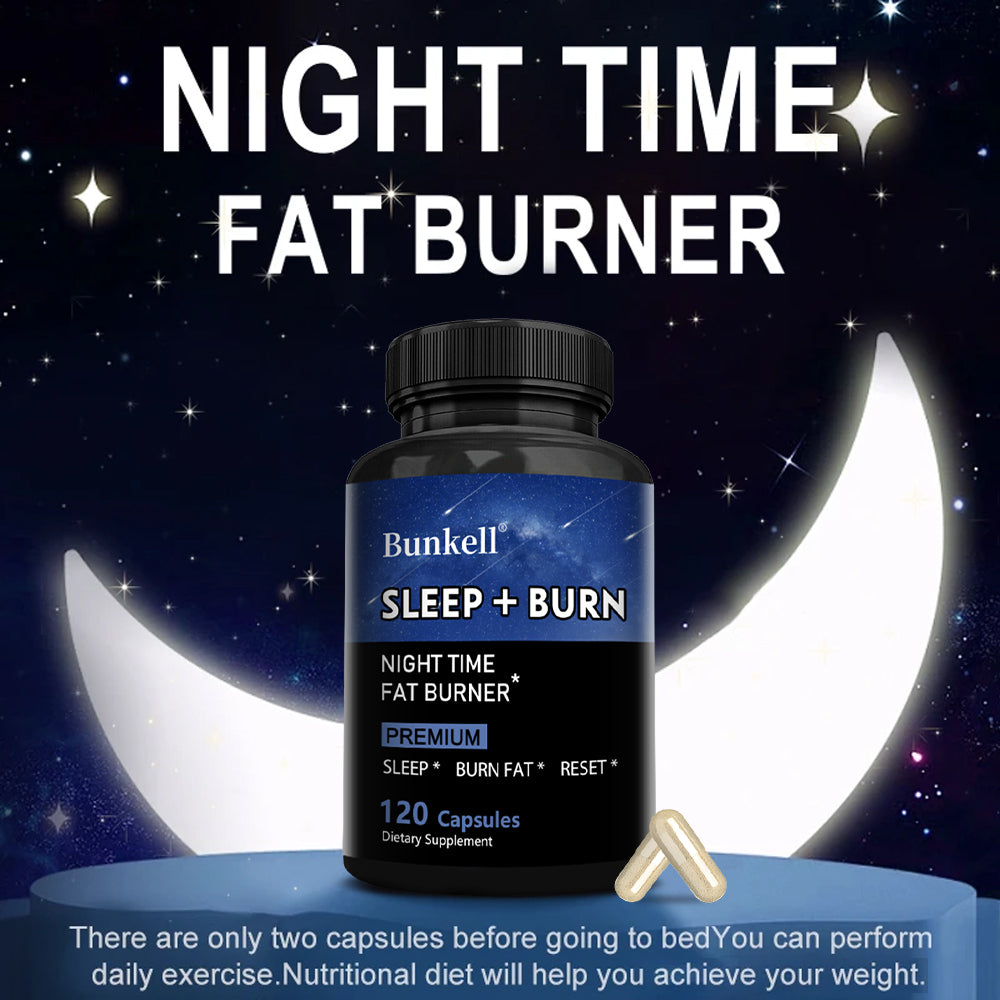 Sleep Supplement: Night Fat Burner with Melatonin - Boost Metabolism & Sleep
