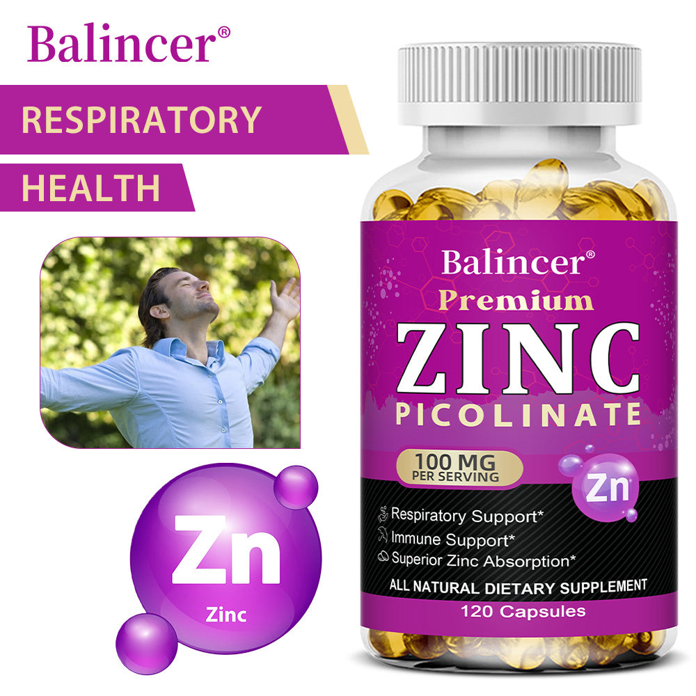 Zinc Picolinate 100mg - Boost Immune & Energy