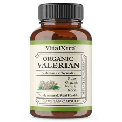 Premium Valerian Root Capsules 450mg, Natural Sleep & Relaxation Support, Relieves Stress, Vegan Non-GMO, for Men & Women