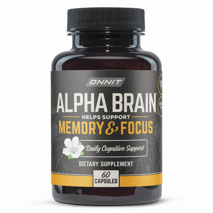 Alpha BRAIN Nootropics: Boost Memory & Focus, 60 Capsules
