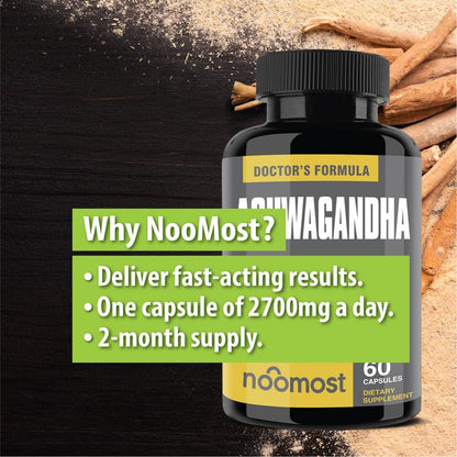 Ashwagandha Capsules for Anxiety & Adrenal Support