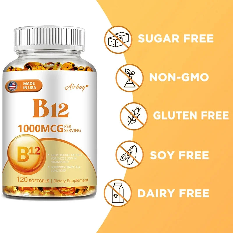 Vitamin B12 Boost: Mood, Energy & Heart Health