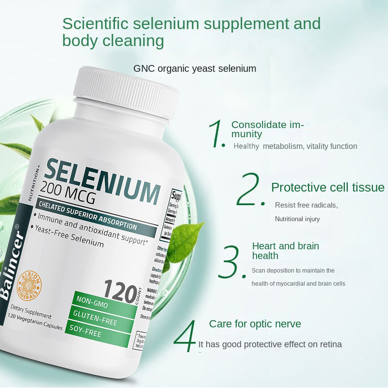Selenium Supplement - Boost Energy & Metabolism