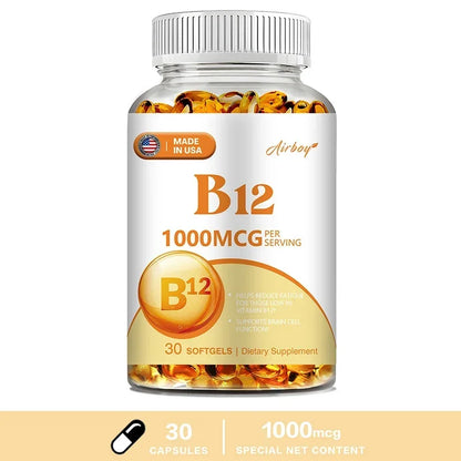 Vitamin B12 Boost: Mood, Energy & Heart Health
