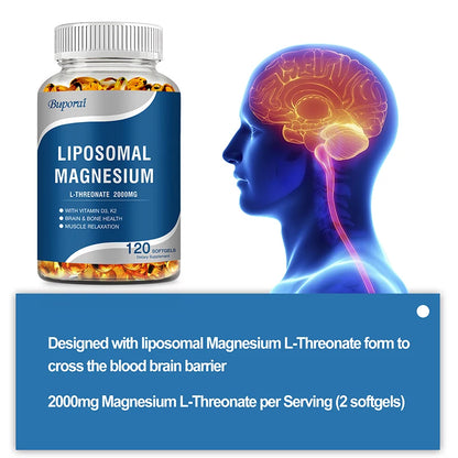 Magnesium L-Threonate - Enhance Brain Function & Muscle Relaxation