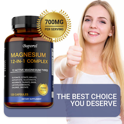 Magnesium Supplements - Muscle & Bone Health Support