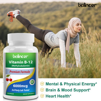 Vitamin B12 Boost: Energy, Mood & Brain Support