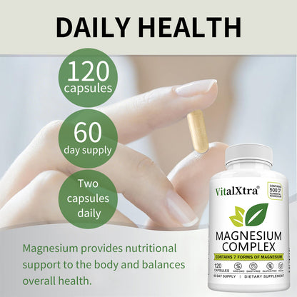 Magnesium Supplements Complex 7-in-1: Calm & Sleep Support