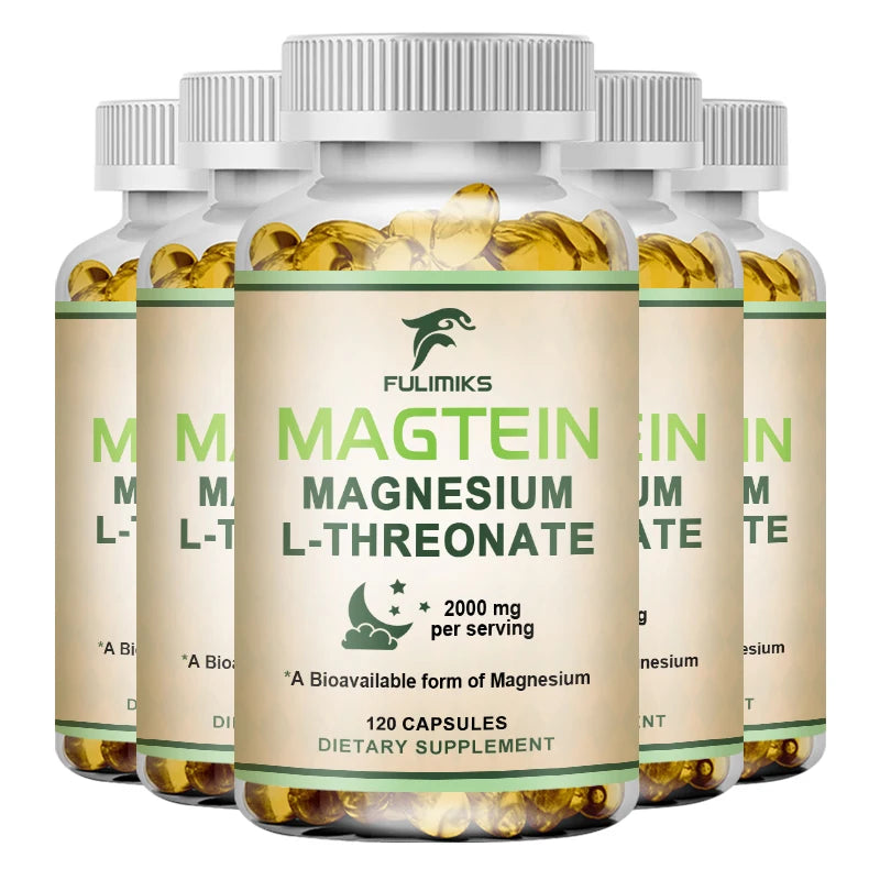 Magtein Magnesium L-Threonate Supplement, Clinically Studied to Boost Brain Magnesium, Improve Memory, Focus & Restful Sleep
