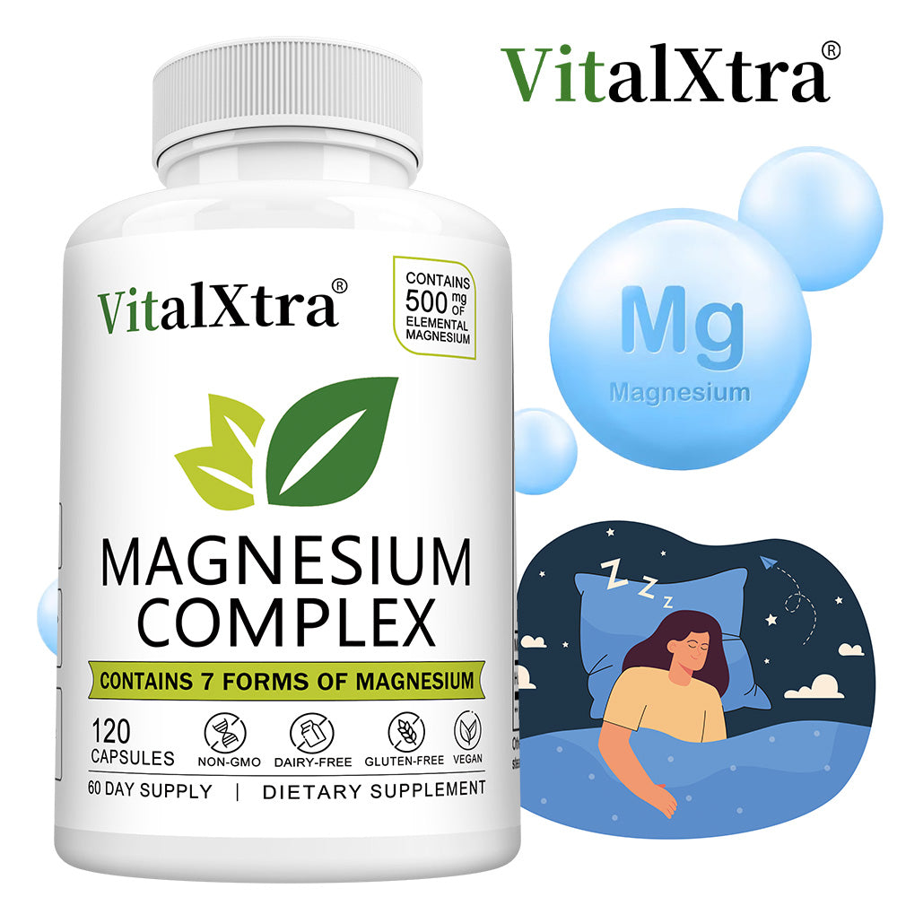 Magnesium Supplements Complex 7-in-1: Calm & Sleep Support