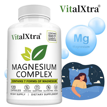 Magnesium Supplements Complex 7-in-1: Calm & Sleep Support