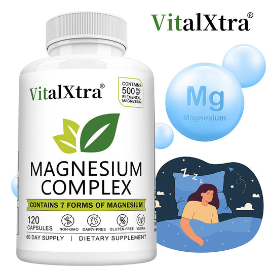 Magnesium Supplements Complex 7-in-1: Calm & Sleep Support
