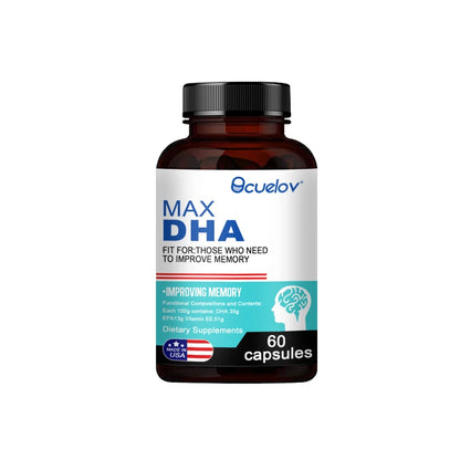 Brain Supplement: DHA Memory Boost - Enhance Brain & Eyesight