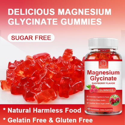 Magnesium Glycinate Gummies 500MG - Sleep & Immunity Boost