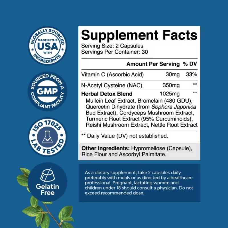 Vitamin C & Turmeric Immune Boost - 60 Capsules