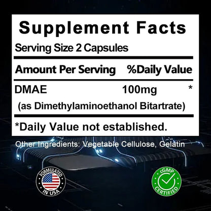 Nootropic Brain & Focus Supplement - Improve Memory, Mental Focus, Cognitive Function, for Brain, Heart Health