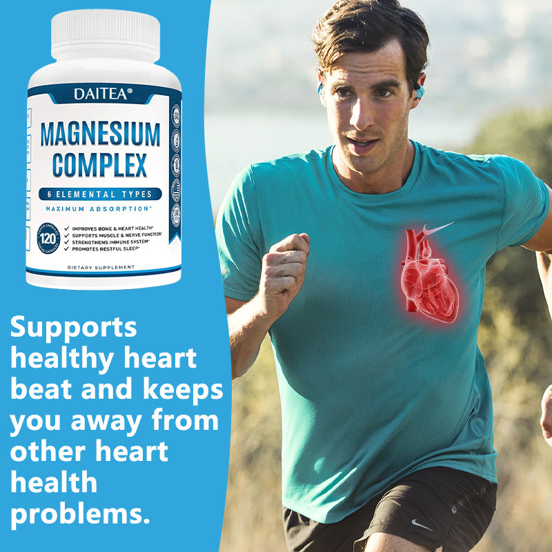 Magnesium Supplements - Muscle & Nerve Support, High Absorption