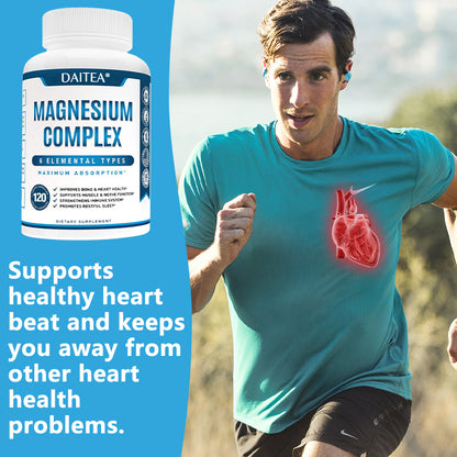 Magnesium Supplements - Muscle & Nerve Support, High Absorption