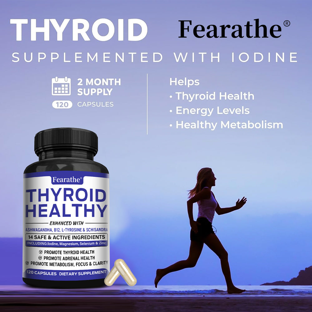 Thyroid Health Supplement - Boost Metabolism & Focus