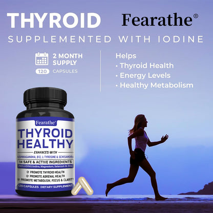 Thyroid Health Supplement - Boost Metabolism & Focus