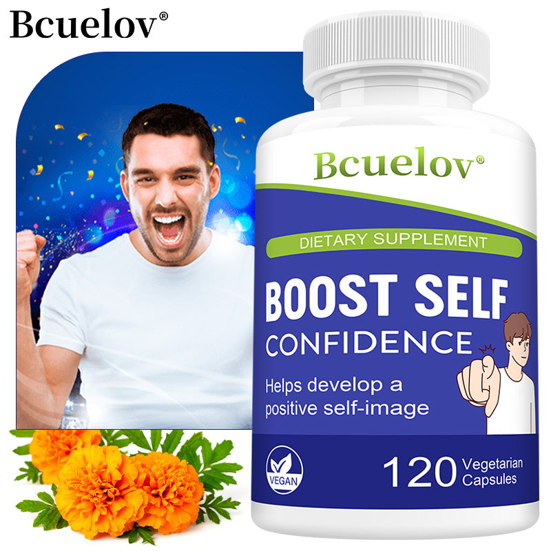 Brain Supplement: Self-Confidence Capsules - Boost Brain & Focus, Non-GMO