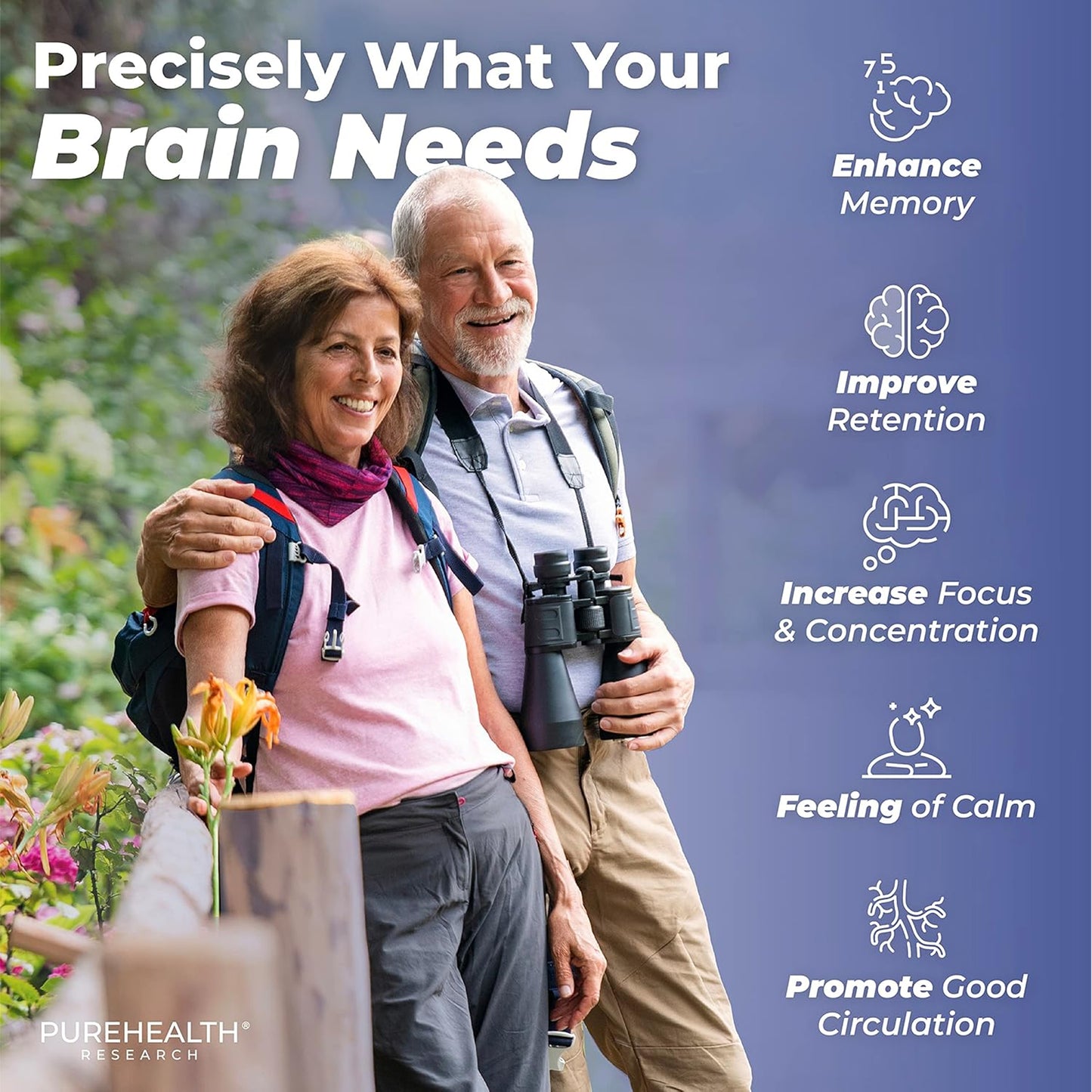 Niacin & B6 Brain Boost Supplement - Memory, Focus, Concentration Aid